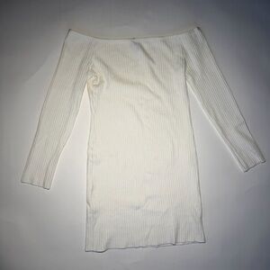 Forever 21 Off-Shoulder White Mini Dress